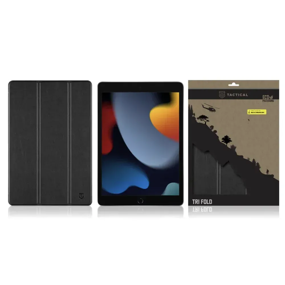 Tactical Book Tri Fold Pouzdro pro iPad 10.9 2022 Black