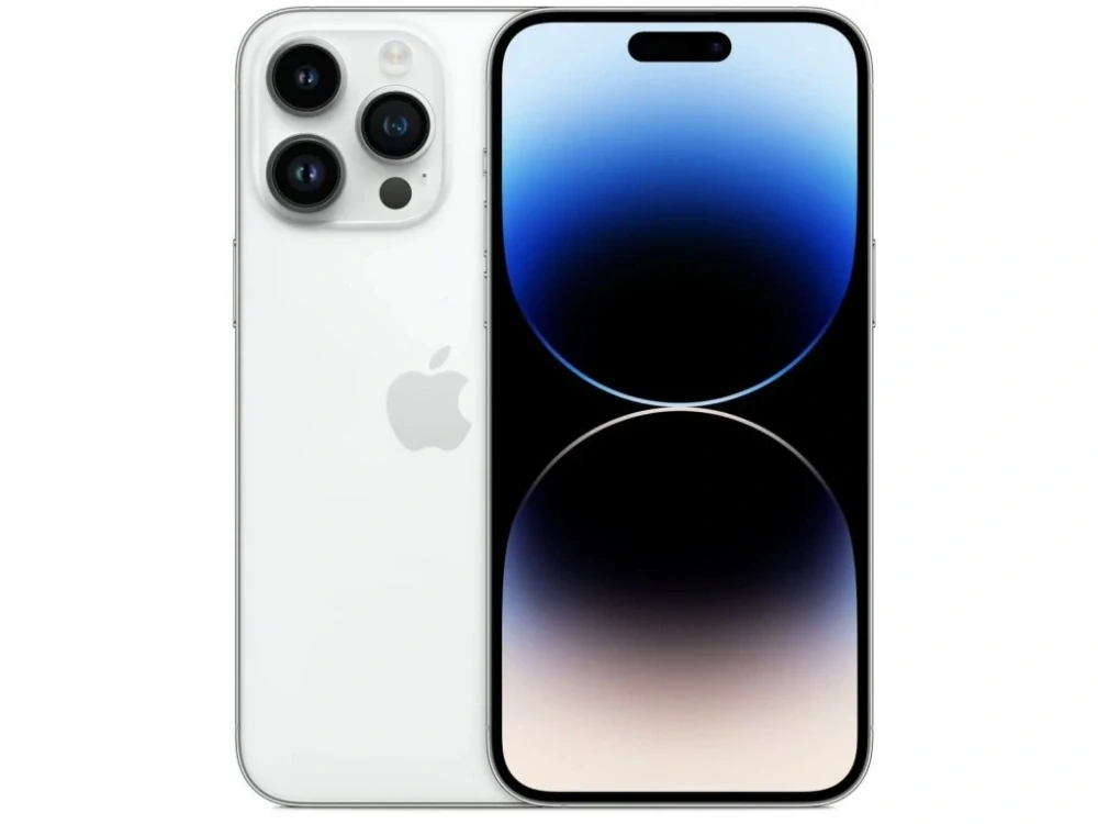 Apple iPhone 14 PRO MAX Silver 256GB E-SIM - Zánovní