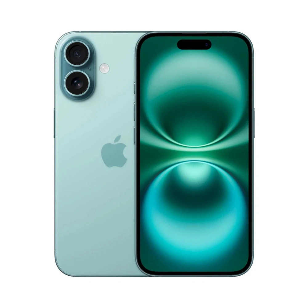 Apple iPhone 16 128GB E-SIM Modrozelená - Rozbaleno