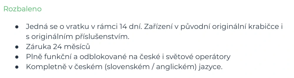 Apple iPhone 14 128GB Blue - Zánovní