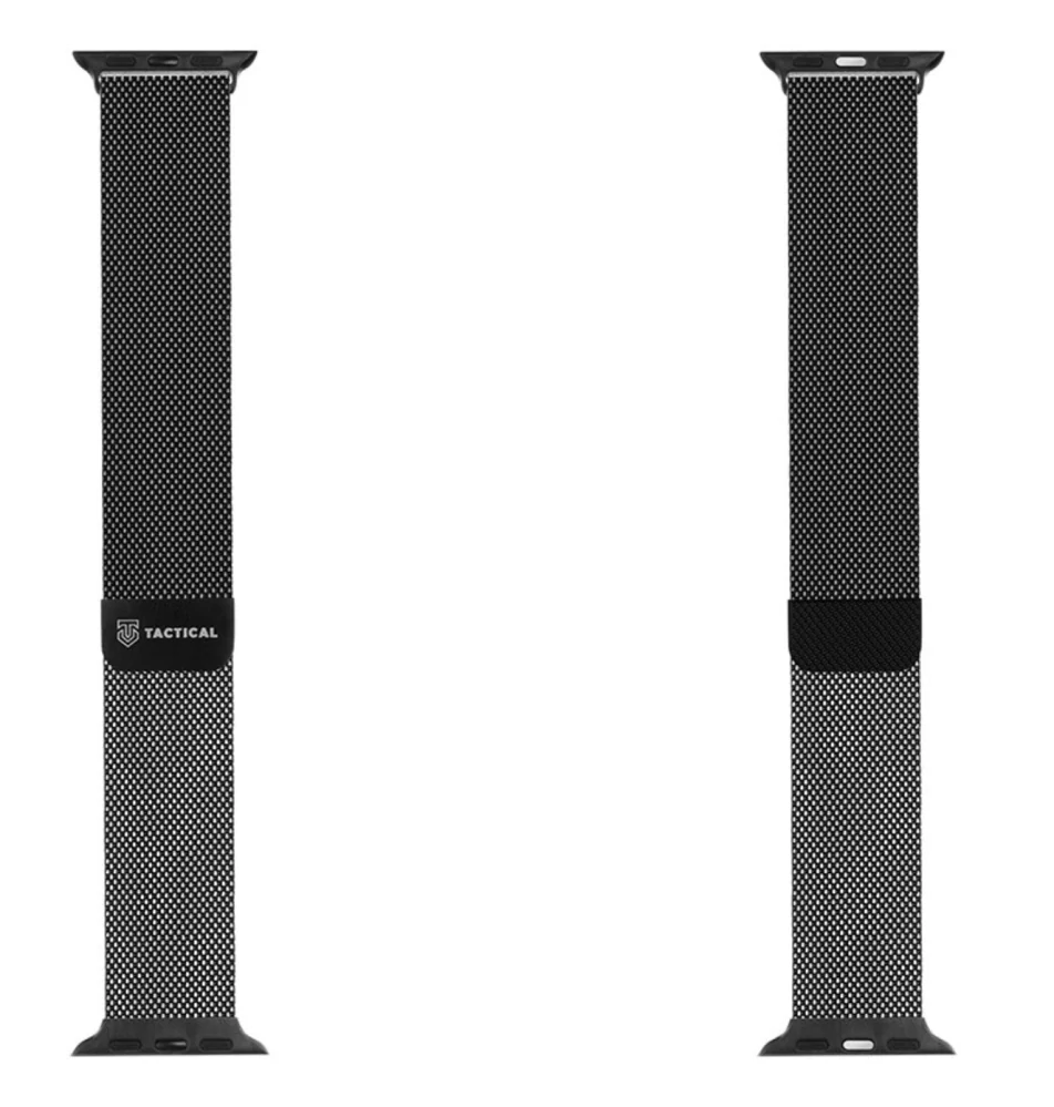 Tactical 351 Loop Magnetický Kovový Řemínek pro Apple Watch 1/2/3/4/5/6/7/8/9/10/SE 42/44/45/46mm Black