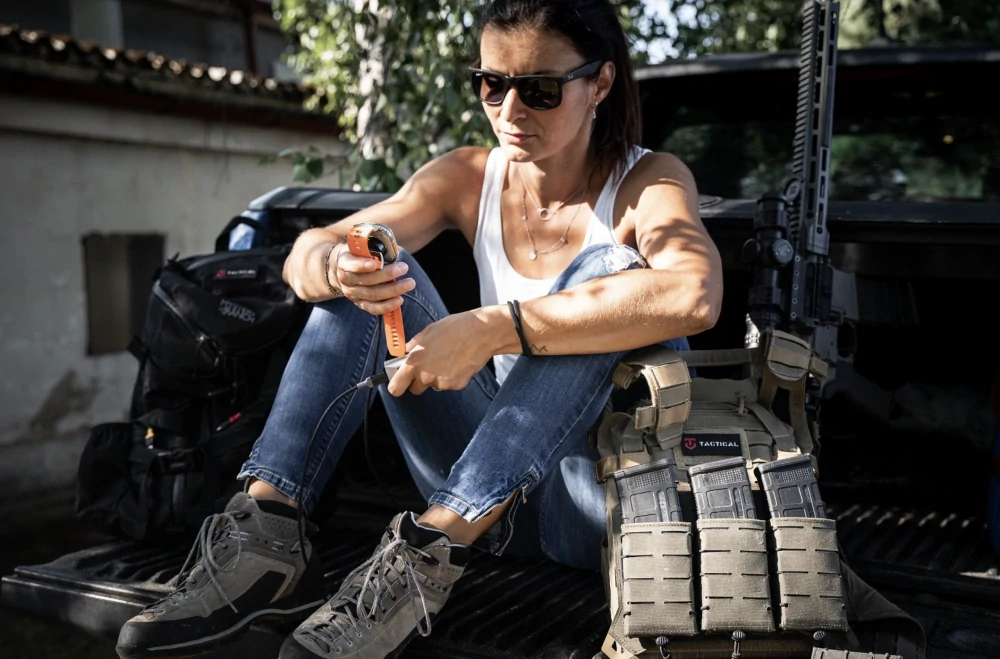 Tactical Recce 3:20 kabel pro Apple Watch Black/Grey