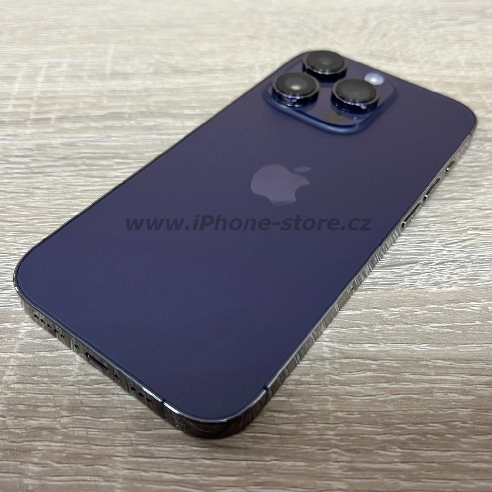 Apple iPhone 14 Pro 128GB Deep Purple E-SIM - Zánovní