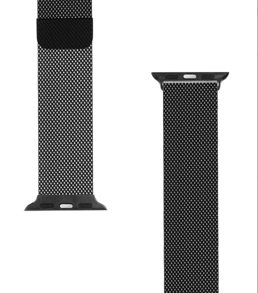 Tactical 351 Loop Magnetický Kovový Řemínek pro Apple Watch 1/2/3/4/5/6/7/8/9/10/SE 42/44/45/46mm Black