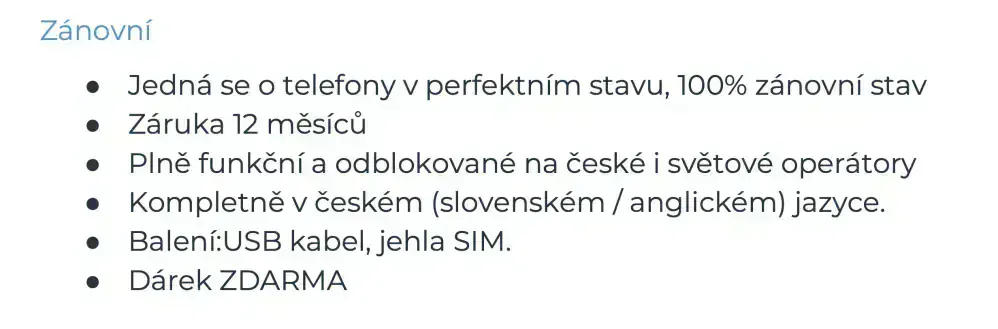 Apple iPhone 15 256GB Blue - Zánovní