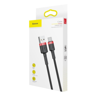 Baseus Cafule Cable USB for Type-C 2A 2M Red + Black