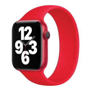 COTEetCI Liquid Silicone Band 160 mm For Apple Watch 38/40/41 mm Red