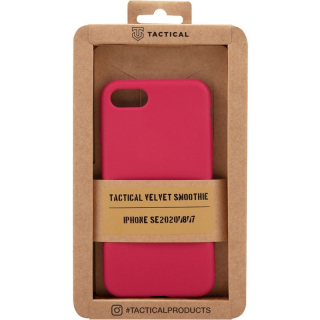 Tactical Velvet Smoothie Kryt pro Apple iPhone 7/8/SE2020 Sangria