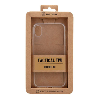 Tactical TPU kryt pro Apple iPhone XR Transparent