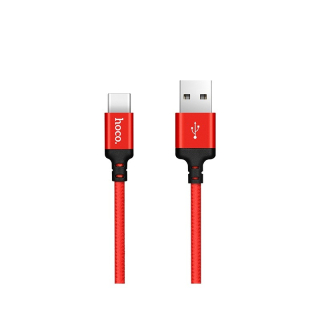 Hoco Times Speed Type-C Charging Cable 1m Red and Black