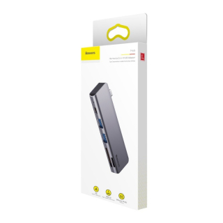 Baseus Harmonica 5in1 HUB Adapter Grey