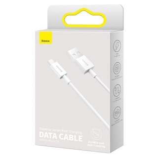 Kabel Baseus Superior Series Fast Charging Data Cable USB to Micro 2A 2m White