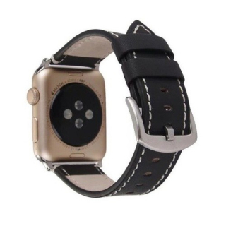 Apple Watch 38 / 40mm Black - One Loop Smooth Band