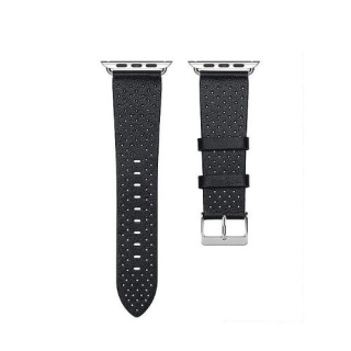 Apple Watch 38 / 40mm Black - Punch Leather Band